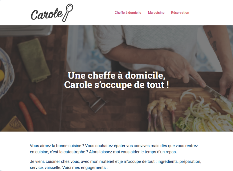 Accueil du site Carole